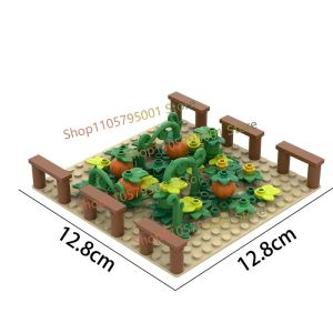 MOC Military Battlefield Building Blocks Ruins Fortress Blockhouses Model Army Architecture Cages DIY Bricks Toy Boys Gifts F16