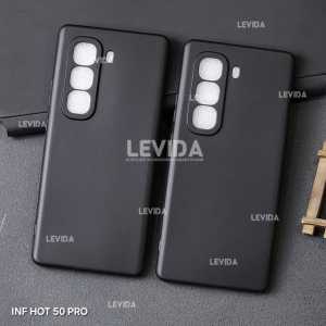 Infinix Hot 50I Infinix Hot 50 4G Infinix Hot 50 5G Infinix Hot 50 Pro Infinix Hot 50 Pro Plus Softcase Macaron Black Case Tpu Full Black Protection