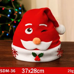 Christmas Hat Adult Children Santa Claus Snowman Elk Antlers Holiday Decor Hat Christmas Xmas Gifts