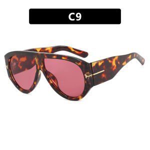 AUT Large frame sunglasses pilot 2024 New style fashionable sunglasses personalized womens sunglasses