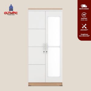Olympic Lemari Pakaian 2 Pintu / Lemari Baju 2 Pintu / LP EERO 2P