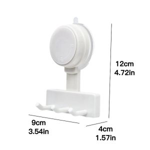 Heavy Duty Strong Load Bearing Hooks for Clothes Towel - Punch-free Rotating Robe Coat Hangers - Kitchen Utensils Storage Row Hook - Household Bathroom Organizer Hooks