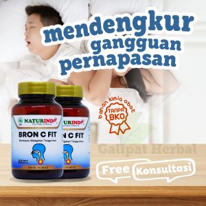 Obat Ngorok Mendengkur Saat Tidur Gangguan Pernafasan Bron C Fit Herbal Ampuh