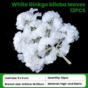 Artificial Autumn Red Maple Leaf Rattan Fake Wreath Plant Leaves String Garden Wedding Festive