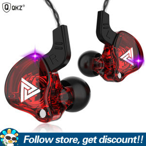 Qkz AK6 tai nghe với mic ổ đĩa kép trong tai tai nghe nhét tai earbuds hifi nhạc bass iem tai nghe 3.5mm chủng tộc sprots chạy chơi game tai nghe có dây cho điện thoại thông minh mp3 mp4 người chơi máy tính bảng máy tính xách tay máy tính
