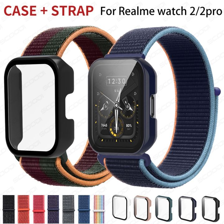 2in1 Nylon Strap+Case for Realme Watch Pro Pro Smart
