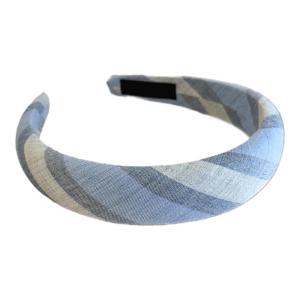 Có thể điều chỉnh màu xanh rô Sponge hairband với thanh lịch cung thoải mái Phụ kiện tóc cho cô gái phụ nữ