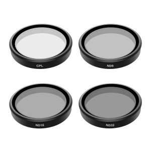 TELESIN CPL ND8 ND16 ND32 Lens Filter Set for DJI OSMO Action 5 4 3 Accessories  Aluminium Alloy Frame for DJI Action Action Camera Accessories