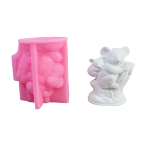 Lovely Animal Molds Koala with Baby Silicones Mould Casting Mould Ornament Molds Soap Molds for Home Decorations