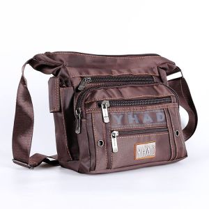 กระเป๋าสะพายไหล่ผู้ชาย กระเป๋าสะพายไหล่ผ้าแคนวาสคุณภาพสูงมีสไตล์ ความจุขนาดใหญ่ มีหลายช่อง พร้อมส่งจ1806#ากประเทศไทย
