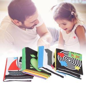 1pcs Soft Baby Cloth Book Activity Crinkle The animal Book Early Education Toys Cloth Book