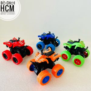 [KÉO ĐÀ] Đồ chơi xe ô tô xe máy địa hình chạy đà mạnh dành cho bé thích mô hình xe leo dốc quán tính 6602A