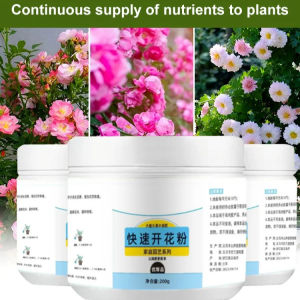 Few-Flower Fertilizer/Bloom Root Promoter/Stressproof Pure Bark/Yellow Leaves Nitrogen Lack/Net Content/Flower-Fruit Hold/Quick Bloom Powder