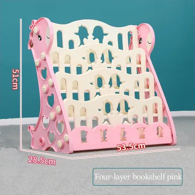【Baby】ตู้หนังสือและชั้นวางของเด็ก ชั้นวางหนังสือเด็ก ชั้นหนังสือเด็ก ชั้นวางหนังสือ 3 ชั้น4 ชั้น ติดตั้งง่าย【Bookcases】