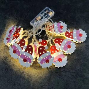 Dây Đèn Trang Trí Giáng Sinh Dễ Lắp Đặt dùng pin AA