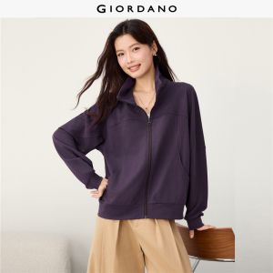 Giordano Beau Monde Women 100% cotton stand collar dolman sleeve jacket Free Shipping 13376613