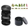 🔥🔥【COD+IN STOCK】 Pepper Zinc Alloy Crusher 4 Layer Grinding Tools Spice Grinder Manual Mills Grinder Spice Mill. 