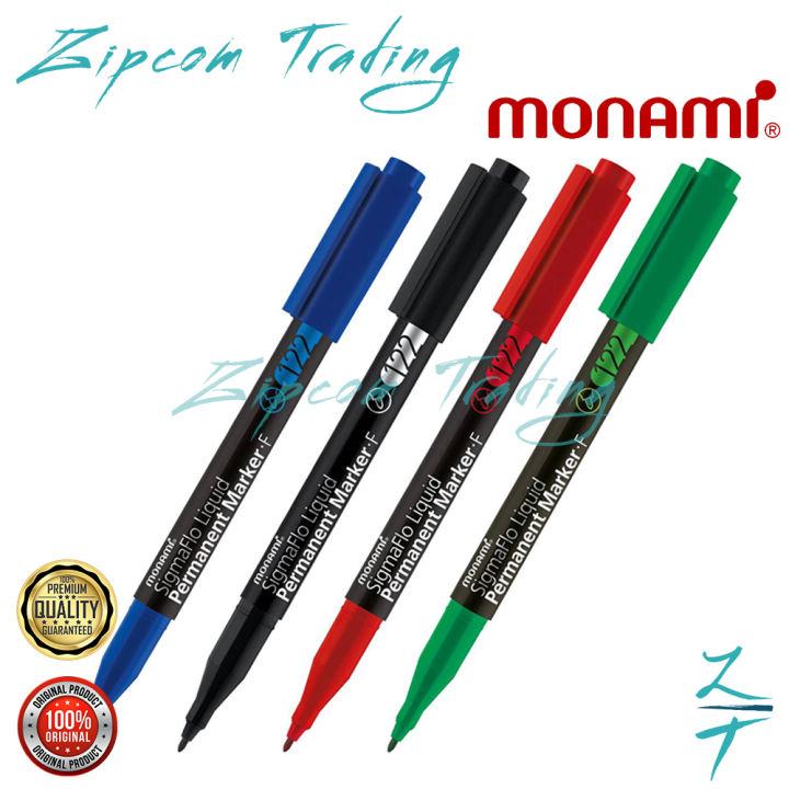 MONAMI SigmaFlo Permanent Marker 122 (Fine Nib) Lazada