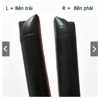 Bộ 2 sợi gioăng cao su cột B lõi thép gắn cửa ô tô xe hơi chống bụi cách âm giảm tiếng ồn