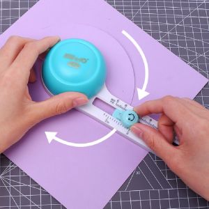Round Cutting Knife Patchwork Compass Circle Cutter Scrapbooking Cutters Circular Paper Scrapbooking Cards Cutters
