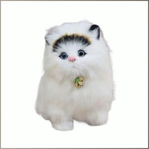 ของเล่นจําลอง การจําลองผลดี ดวงตาใหญ่ สัตว์เลี้ยงจําลอง หลากหลาย เสียงพึมพําสมจริง วัสดุกํามะหยี่นุ่ม