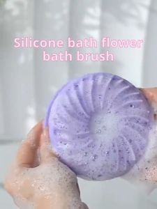 ALLSHOP 2-in-1 Silicone Shower Brush PH Scalp Massager Body Scrubber Safe for Adults Kids & Baby Durable Bath Brush
