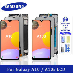 For Samsung A10s A107F LCD for Samsung A10 A105F Original LCD Display Touch Screen Replacement Digitizer Assembly with Frame