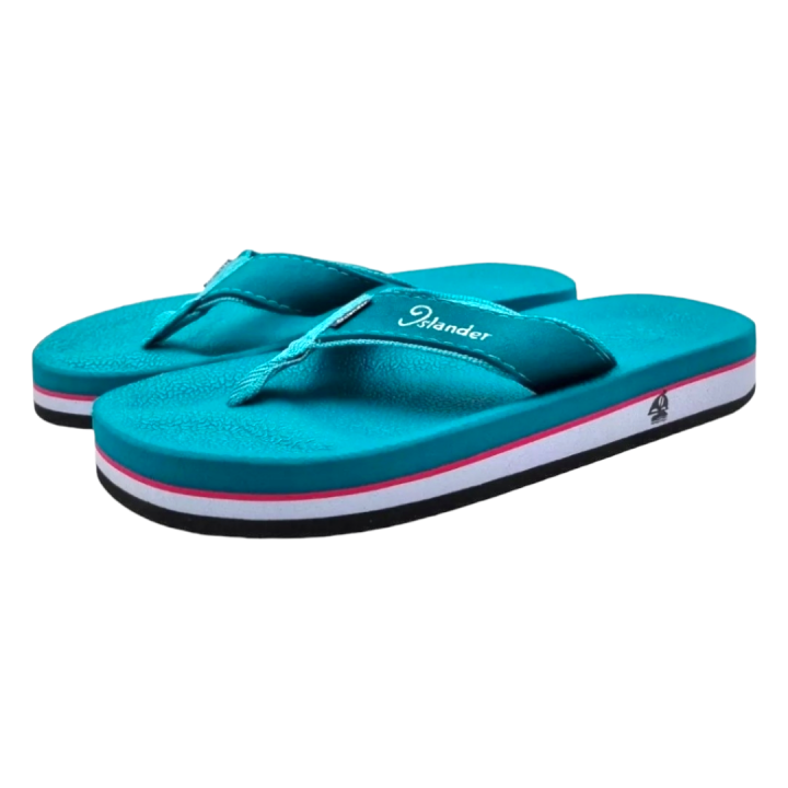 Teal slippers sale