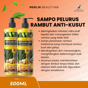 KORMESlC Shampoo Jahe Anti Rontok-Penumbuh RambutCepat & Perawatan Kulit Ginger Hair Loss 500ml