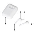 GROTIC Headset Bluetooth TWS Macaron Earphone True Wireless Stereo HIFI Sentuh Earbud inpods I12. 