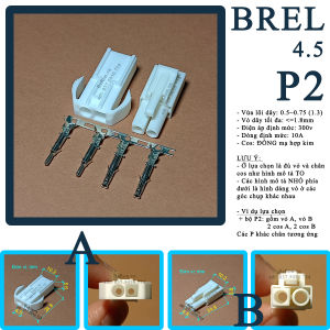 Jack nối nguồn động cơ không chổi than BREL4.5