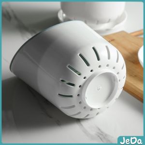 JeDa ที่เก็บช้อน จัดเก็บอุปกรณ์ในครัว "" ทรงกลม"" ส่วนที่เหลือตะเกียบ Chopstick hold มีสินค้าพร้อมส่ง