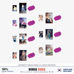 BABYMONSTER Drip Magnet + Postcard Set Official Kpop MD Goods