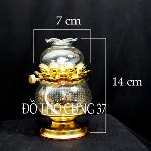 ĐÈN DẦU LƯU LY THỦY TINH 02 [ KINH CHÚ ĐẠI BI ]