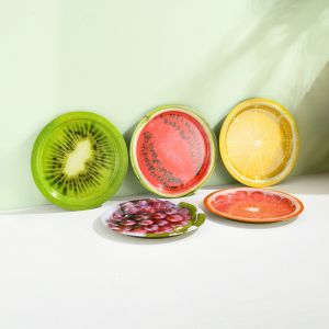 MD-C1235 Piring Buah Nampan Saji Bentuk Buah Tahan Karat Serbaguna / Wadah Piring Saji Fruit Plate