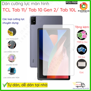 Dán màn hình cường lực TCL Tab 11/ Tab 10 Gen 2/ Tab 10L Gen 2 nano dẻo trongnhám chống vân tay bảo vệ mắt cnt
