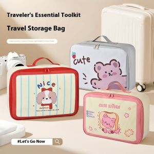 KS กระเป๋าถือกันน้ำพกพาสำหรับการเดินทางกระเป๋าเก็บของความจุมากสำหรับเครื่องสำอางและเครื่องใช้ในห้องน้ำ