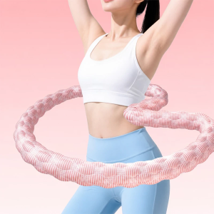 [SG STOCK]Hula Hoop Ice Silk Soft Spring Weighted Massage Beads Design Quiet Elastic Home Gym Exercise/1.5/2.5kg