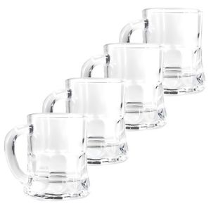 "Artware Pure Mini Handle Soju Glass 4 Pieces "