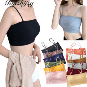 Ruizhijzg Women Teen Girl Bra With Removable Pad Underwear without steel ring Female Ladies Push-up Wireless Bra