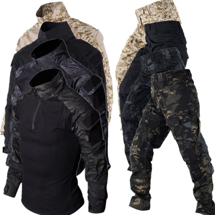 SALE Outdoor Jungle Camo Uniform Camouflage Shirts Cargo Pants Hiking ...