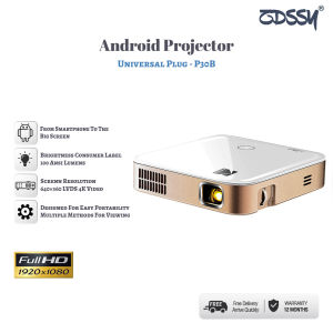 ZDSSY P30 Mini Portable pocket Beam Projector full HD 1080p 4K support LED DLP Rechargeable Pico smart Cinema TV  Projector Built-in SpeakerCompatible Wifi Screenless for iPhone iPad Android Phone