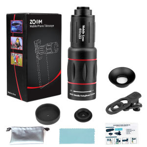 Quivlox Phone Telephoto Lens Monocular Telescope Clip On Zoom Portable Outdoor Travel Concert Birdwatching Universal