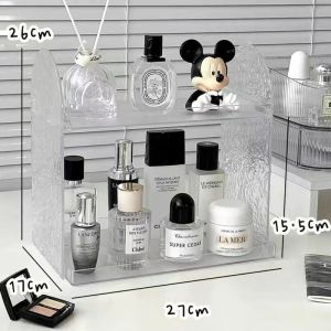 💟SOLUTION65💟 Multi Storage Rack Desktop Rack Table Rack Desktop Shelf Countertop Rack Makeup Storage Rack Perfume Storage Rack