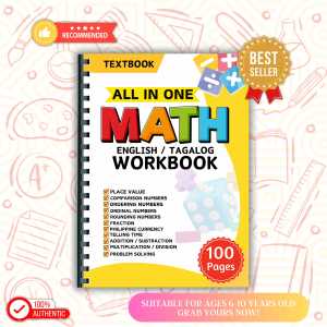 Colored All In One Math Workbook For Grade 1-3 Ages 6-9 Years Old