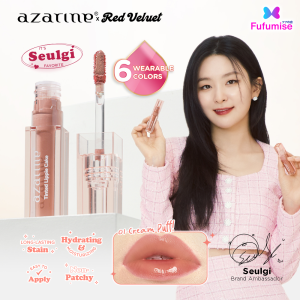 AZARINE x Red Velvet Tinted Lippie Cake All Series (6 Shades) 2.9ml | Stain | Moisturizing | Non-crack Formula| Longlasting | FUFUMISE