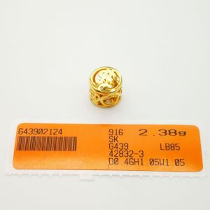 Yon Hing Bead Pdr Dollar Sempoa Emas 916