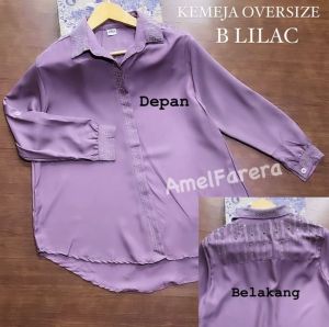 KEMEJA OVERSIZE MANIK MUTIARA SHAKILA PREMIUM BESTSELLER / ATASAN VIRAL / BLOUSE