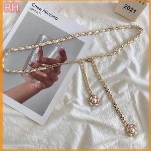 🔥🔥🔥ranghe Dây Chuyền Thắt Lưng Cho Phụ Nữ Punk Phong Cách Kim Loại Ăn Mặc Vàng Trang Trí Eo Chuỗi Phụ Nữ Sang Trọng Thiết Kế Thương Hiệu Quần Áo Phụ Kiện