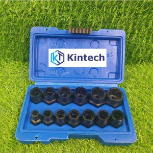 Bộ khẩu tháo ốc bị hỏng ren gồm 13 chi tiết Kintech